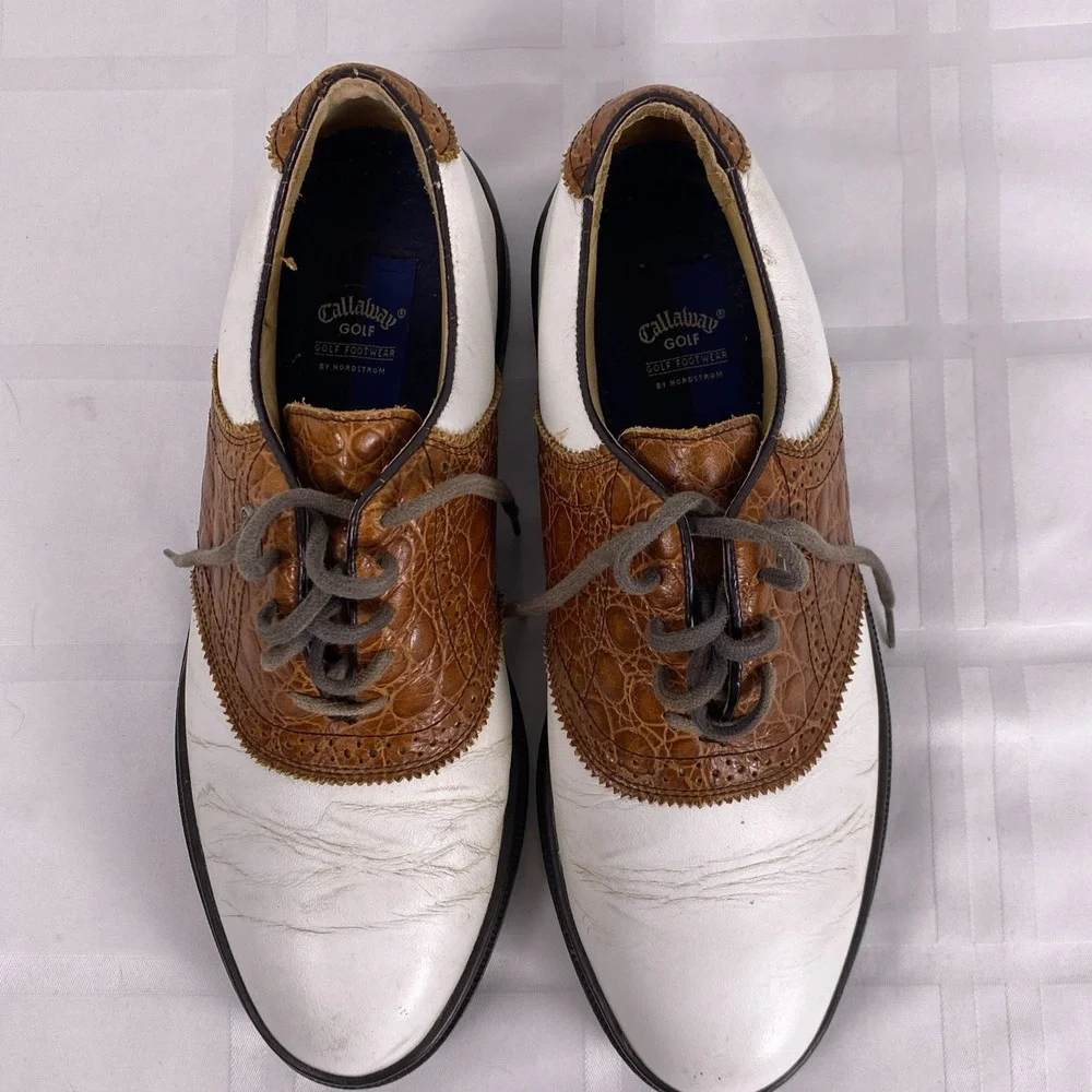 Men's Callaway All Leather Golf Shoes  By Nordstrom. Size‎ 7.5 M